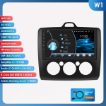 Ossuret Android13 Automobilio radijas Ford Focus 2 3 Mk2 Mk3 2004-2011 Multimedia Vaizdo grotuvas Navigacija I&scaron;manusis ekranas GPS 2Din Carplay 4G Automobilinis stereosistemos W1 B 8Core 2G 32G