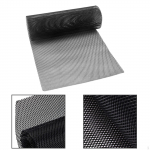 Automobilių grotelių tinklelis 100x33cm juodas lapas Efektyvi apsauga, reguliuojami priedai 8 mm Rhombic