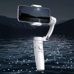 2025 Naujas M2 360&deg; sukiojamas stabilizatorius asmenukėms, asmenukių lazda, valdomas Bluetooth, sekimo stabilizatorius, skirtas TikTok, i&scaron;maniojo telefono tiesioginiam transliavimui M2 pilka