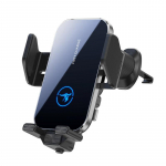 Automobilinis telefono belaidis įkroviklis greitam įkrovimui, automati&scaron;kai prispaudžiamas telefono laikiklis automobiliui, skirtas iPhone, Samsung, Android