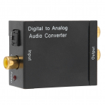 o Skaitmeninis koaksialinis optinis į analoginį RL signalo adapteris EU Plug