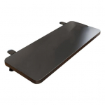 Stalvir&scaron;io prailginimo lenta su reguliuojamu spaustuvu, sulankstoma, universali, skirta namų biurui, kompiuterio stalui, klaviatūros laikiklis, rankų atrama, stalo prailginimo lenta L juoda