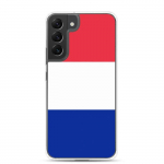 Coque T&eacute;l&eacute;phone &ndash; Samsung &ndash; Galaxy S22 Ultra &ndash; Drapeau France &ndash; Souple &ndash; Multicolore