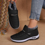 Moteri&scaron;ki batai 2024 Kar&scaron;tas i&scaron;pardavimas Auliniai batai žiemai Apvalus pir&scaron;tas Pliu&scaron;inis vilnas &scaron;ilumai Vienspalviai Trumpas auliukas Žemas kulnas Sniego batai 41