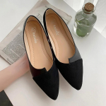 Moteri&scaron;ki batai Mados sujungimas Spalva Mule Butas smailus pir&scaron;tas Balerina Baletas Plok&scaron;čias batas Zapatos Mujer Loafers Dydis 35-41 41