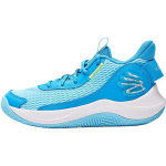 Under Armour Curry 3Z7 GS Capri Dangaus Mėlynumo Vaikų Sportbačiai Auk&scaron;to Matomumo Geltoni 3026623-401 37.5