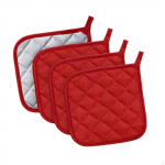 4 Kitchen Pads 6.89x6.89inch Trivet for Oven Use in Cooking And Baking pilka spalva