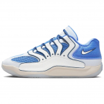 Nike KD 18 EP Universalūs Patogūs Patvarūs Kvėpuojantys Žemi Krep&scaron;inio Batai Vyri&scaron;ki sportbačiai Mėlyni Balti HV1991-401 40.5