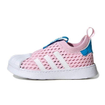 Adidas Originals Superstar 360 2.0 Patogūs kvėpuojantys vidutinio auk&scaron;čio vaiki&scaron;ki riedlenčių batai Rožiniai Balti Vaiki&scaron;ki Riedlenčių Batai FZ5605 28