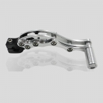 Motociklo variklio CNC kojinio užvedimo svirtis Yamaha Honda 139QMB motoroleriui JOG50/90/100 Fuxi 100CC Ghost Fire RSZ ZY100 sidabras