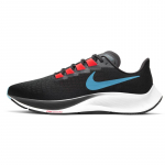 Nike Air Zoom Pegasus 37 Juodi su &Scaron;viesiai Mėlynais Akcentais Sportbačiai BQ9646-011 44