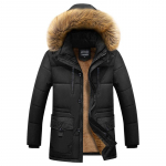 Kasdienis vyri&scaron;kas žieminis paltas Striukė Ilgos vyri&scaron;kos striukės Vyri&scaron;kas paltas 8XL