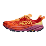 HOKA ONE ONE Patogūs Mink&scaron;ti Neslystantys Patvarūs Lengvi Žemi Takų Bėgimo Batai Moteri&scaron;ki Kedai Raudoni Oranžiniai 1147832-SRBT 38.5
