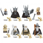 Viduramžių lotr Veiksmo Figūrėlės Žiedų &Scaron;mėklų Kariai Raitelis Raitelis Riteriai Statybiniai Blokeliai Kaladėlės Žaislai vaikams dovanoms
