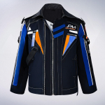 Žaidimas Meilė Ir Giluminė Erdvė Cosplay Caleb Vaikystės Draugas Cos Kostiumas Striukė Supersoninė Paltai Xia Yizhou Kasdienis Drabužis Metalinis Kvadratas Kostiumas S 40-45kg smėlis