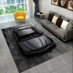 3D E36 lenktyninio automobilio motociklo kilimas kilimas svetainei miegamojo dekoras, vaikai žaidžia neslystantis dekoravimas sofai durų kilimėlis dovana 200x160cm( 78x62in )