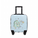 18 colių animacinis anime vežimėlis lagaminas vaikams - Stilingas, vertingas kelioninis dėklas berniukams ir mergaitėms 18-inch Wave Pattern