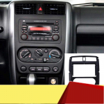 2Din Automobilio DVD Rėmelis Garso Montavimo Adapteris Prietaisų Skydelio Apdailos Rinkinys Fascijos Skydelis 9 Coliai Suzuki Jimny 2007-2016-M53K juoda