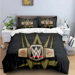 Madingi 3D imtynių sporto W-Wwe spaudiniai patalynės komplektai Lovos reikmenų rinkinys Antklodės užvalkalas Patalynės komplektas Prabangi dovana 150*200cm 3pcs
