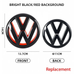 VOLKSWAGEN Automobilio Priekinės Grotelės Ženkleliai Galinės Bagažinės Emblema Dangtelių Užvalkalai Logotipo Lipdukas VW Volkswagen Golf 6 golf6 MK6 GTI