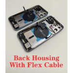 Geriausias galinis dangtelis Korpusas OEM iPhone 13 Pro Max 12 Mini 14 Pro 11 Su įkrovimo laidu + NFC belaidžio įkrovimo ritė + Flex laidas 12 pro violetinė