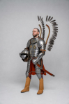 Lenkų Kilmingo Riterio Kostiumų Rinkinys su &Scaron;almu Cosplay, LARP, Renesanso Renginiams