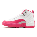 Air Jordan 12 Retro Vivid Pink GS 510815-109 36 balta/ry&scaron;kiai rožinės spalvos