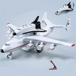 Naujas An-225 Mriya lydinio lėktuvo modelis Didelis oro transporto lėktuvo modelis Metalo skraidantis modelis su garsu ir &scaron;viesa Vaikų dovana