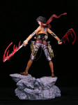Attack On Titan GK figūrėlė Levi Ackerman Mikasa Ackerman Kovos pažeista dviguba galvos skulptūra Anime PVC statulėlė Kolekcionuojamas modelis black