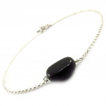 Les Tr&eacute;sors De Lily [G2910] - Bracelet 'Min&eacute;ralia' noir