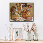 Cartoon Diamond Art Crystal Siuvinėjimas Diamond Painting puodelis Siuvinėjimas kryželiu 20X30CM