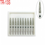 10 vnt Dantų deimantiniai kapai Didelio greičio rankinis poliravimo balinimo įrankiai Dantų kapų grąžtas dantų balinimui TR-13S