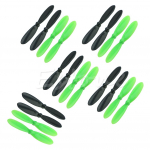 20 vnt a&scaron;menų sraigtas, skirtas Hubsan X4 Quadcopter varikliui H107L H107C juodai žaliai