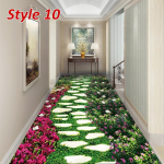 Homedo 11Styles 3D Svetainės Kilimai Vidinis Įėjimas Durų kilimėlis Prie lovos Kilimėlis Gėlė Žolė Augalai Virtuvės Koridoriaus Kilimėlis Kilimas 80x200cm