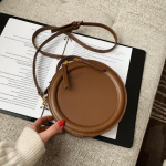 Prabangūs mažo apvalaus dizaino kryžminio dizaino krep&scaron;iai moterims 2021 m. Naujos tendencijos Vintage Pu odinės pečių rankinės Gamintojas moteri&scaron;kas laisvalaikio krep&scaron;ys 20cmx8cmx20cm