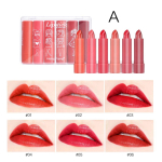 HengFang Six Color/Set Long-lasting Moisten Lipstick Red Colors Lips Makeup