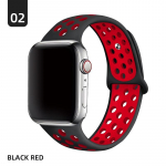 Silikoninis dirželis Apple Watch apyrankei 40mm 38mm 42mm 44mm Guminė apyrankė i&scaron;maniojo laikrodžio apyrankė iWatch series 3 4 5 6 7 se apyrankė 42MM or 44MM SM