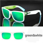 Veidrodiniai poliarizuoti akiniai nuo saulės Vyri&scaron;ki itin lengvi akiniai rėmeliai kvadratiniai sportiniai akiniai nuo saulės vyri&scaron;ki UV400 Style1