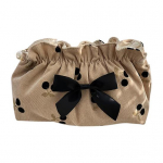 Kosmetikos dėklas, atsparus dilimui, didelės talpos lengvas mados vy&scaron;nių tualeto reikmenų mai&scaron;elis, grožio sankabos kasdieniniam naudojimui juoda