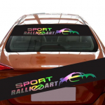 Įbrėžimams atsparus priekinio priekinio stiklo lipdukas Lenktynių sportinis vinilas nesitraukiantis dekoratyvinis