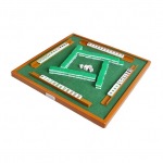 Mini Mahjong rinkinys su sulankstomu Mahjong stalu, ne&scaron;iojamu Mahjong žaidimų rinkiniu, skirtas kelionėms &scaron;eimos laisvalaikiui