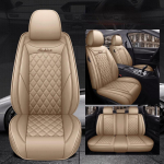 Auk&scaron;tos kokybės automobilių sėdynių užvalkalai PU odinė sėdynės pagalvėlė priekinė ir galinė padalijama suoliuko apsauga, universalus, tinkantis visureigiams sunkvežimiams