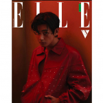 BTS V vir&scaron;elis ELLE 2023 BALANDŽIO NUMERIS 3 tipai B TYPE