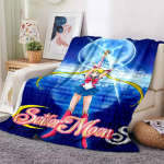 Sailor Moon Anime mados animacinių filmų monstras flanelinis pūkuotas vilnos i&scaron;metimo antklodė vaikams ir suaugusiems Dovana sofa Kelionės 150cm x 200cm