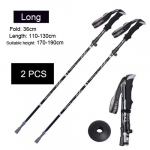 2 vnt / 5 sekcijų lauko sulankstomi žygių lazdos Ne&scaron;iojama pėsčiųjų lazda, skirta &Scaron;iaurės &scaron;alių pagyvenusių žmonių teleskopiniam klubui, kurį lengva įdėti į krep&scaron;į