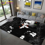 Anime Naruto neslystantys kilimėliai svetainei Patogus kilimas Mink&scaron;tas grindų kilimėlis Miegamojo kilimėlio plotas Kilimėlis namams Didelis pūkuotas kilimėlis 80cm x 120cm