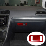 Automobilio vidaus apdailos apsauga anglies pluo&scaron;to raudonas lipdukas skirtas Volkswagen VW Golf 7 GTI MK7 2014- Styling 2014-2019qaQ