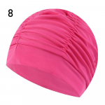 Spausdinti sportiniai aksesuarai, elastingi nailono turbanai, ilgi plaukai, apsaugantys baseino maudymosi kepuraites 8