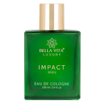 Bella Vita Luxury IMPACT MAN Eau De Cologne Kvepalai su Mandarinu, Pačiuliu, Kedru | Medienos, Citrusinis DC Kvepalų Kvapas Vyrams 100ml 100ML