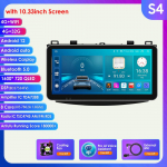 Hizpo 9'' 10,33 colio 2 din Android Autoradio GPS, skirtas Mazda 3 Mazda3 2011&ndash;2013 Automobilių radijas Multimedijos vaizdo grotuvas Sumanus ekranas Carplay Auto 4G S4 8Core 4G 32G AI